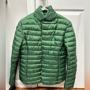 Blue & Bice women's Lightweight puffer Jacket Size M in Green